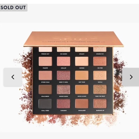 ICONIC London Other - NEW! Iconic London Hotting Up Eyeshadow Palette with Mirror (sold out online!)